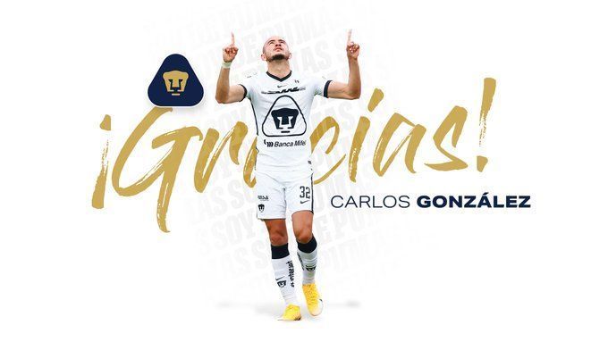 Pumas says goodbye to Carlos González heading to the Guardian 2021