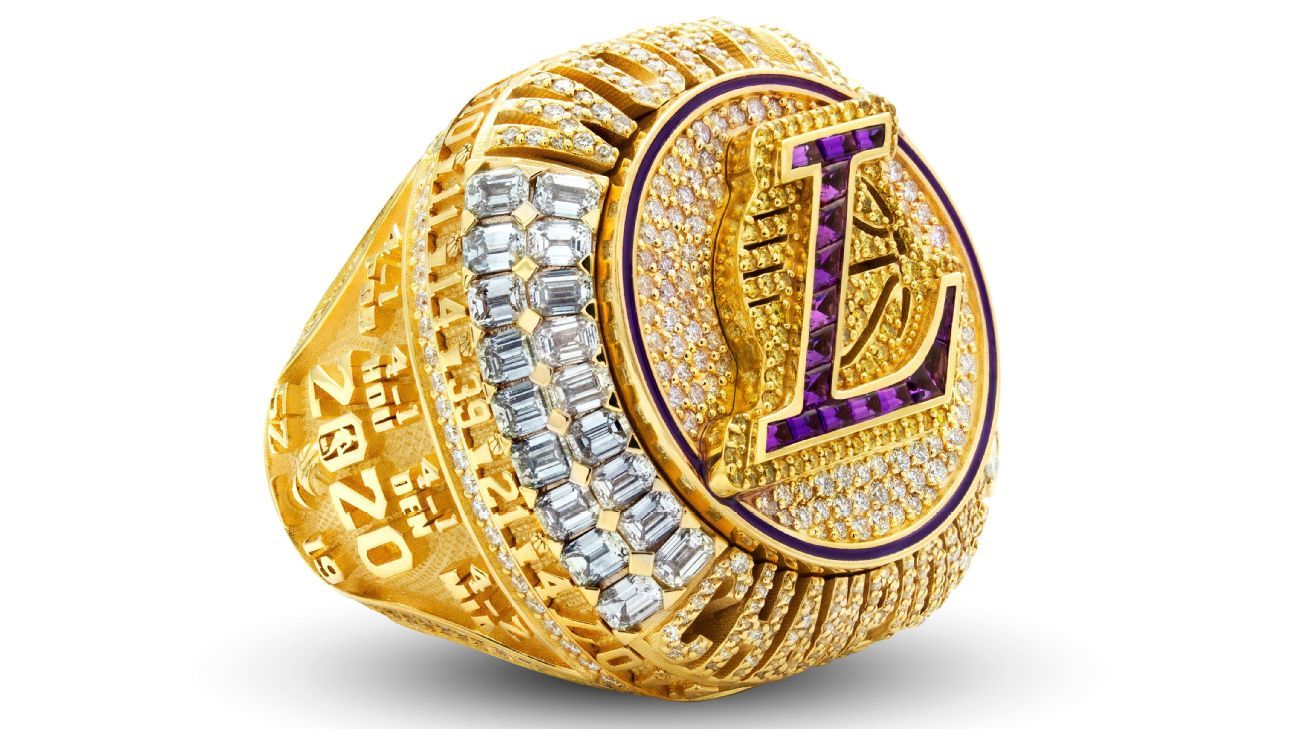 Los Angeles Lakers' championship rings pay tribute to Kobe Bryant ...