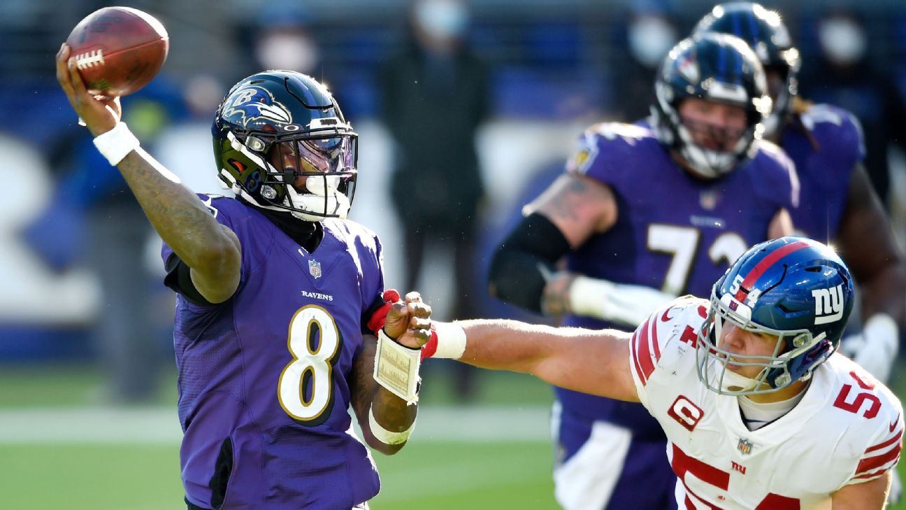 Giants stun MVP candidate Lamar Jackson and Ravens after Week 6 win