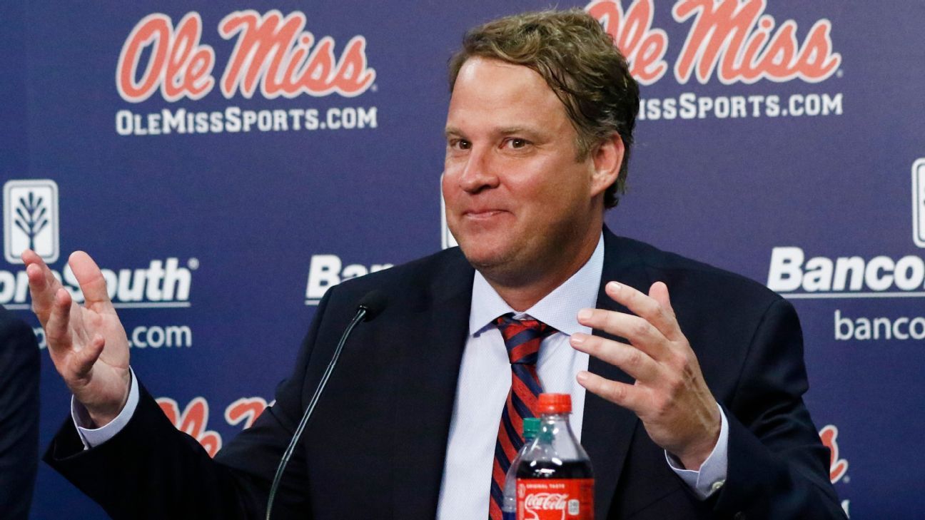 Ole Miss Rebels gives new contract to football coach Lane Kiffin