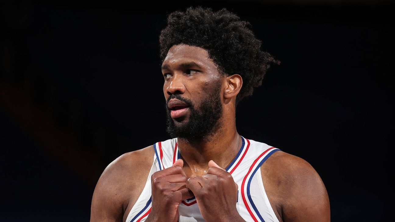 Philadelphia 76ers' Joel Embiid scratched before loss with shoulder