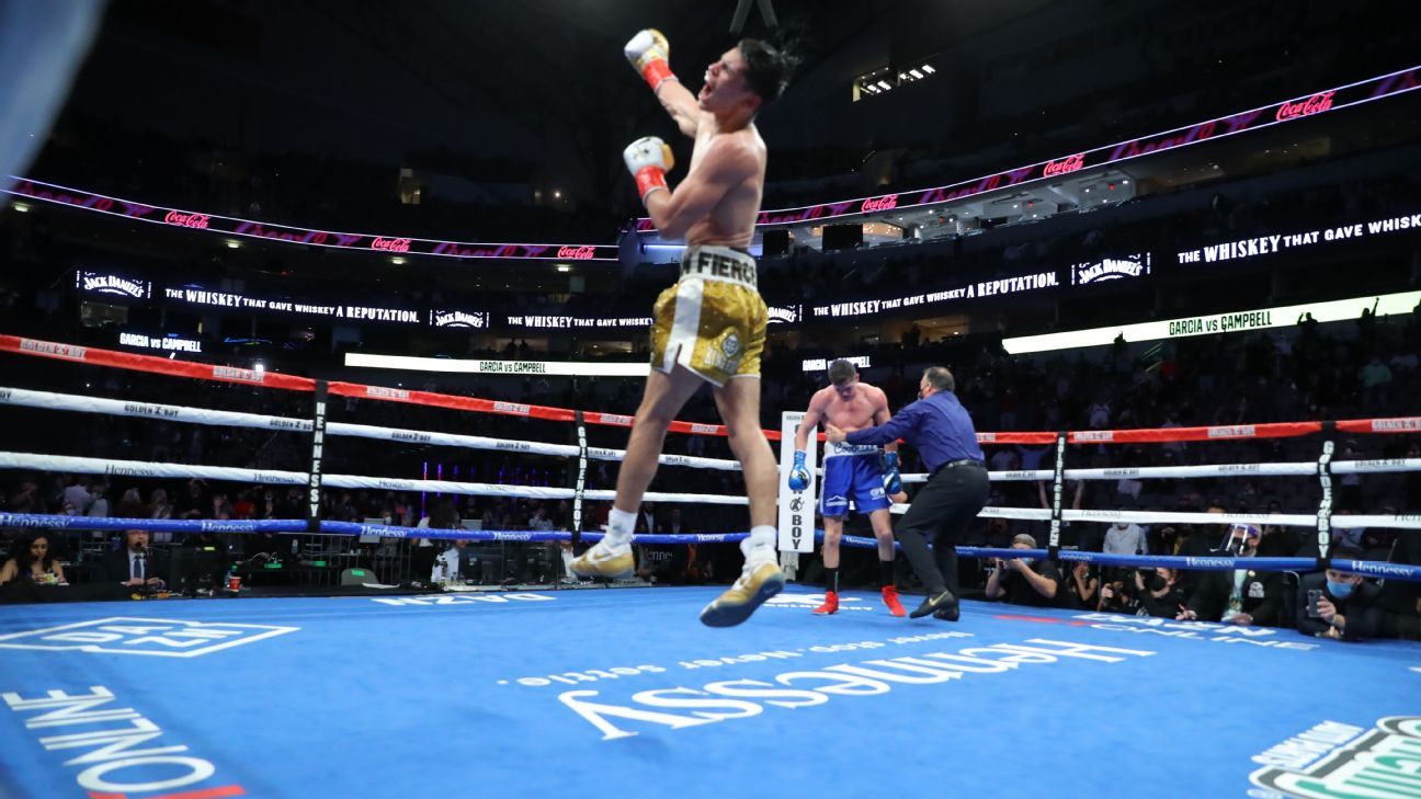 Ryan Garcia eliminates Luke Campbell and holds the WBC light middleweight title