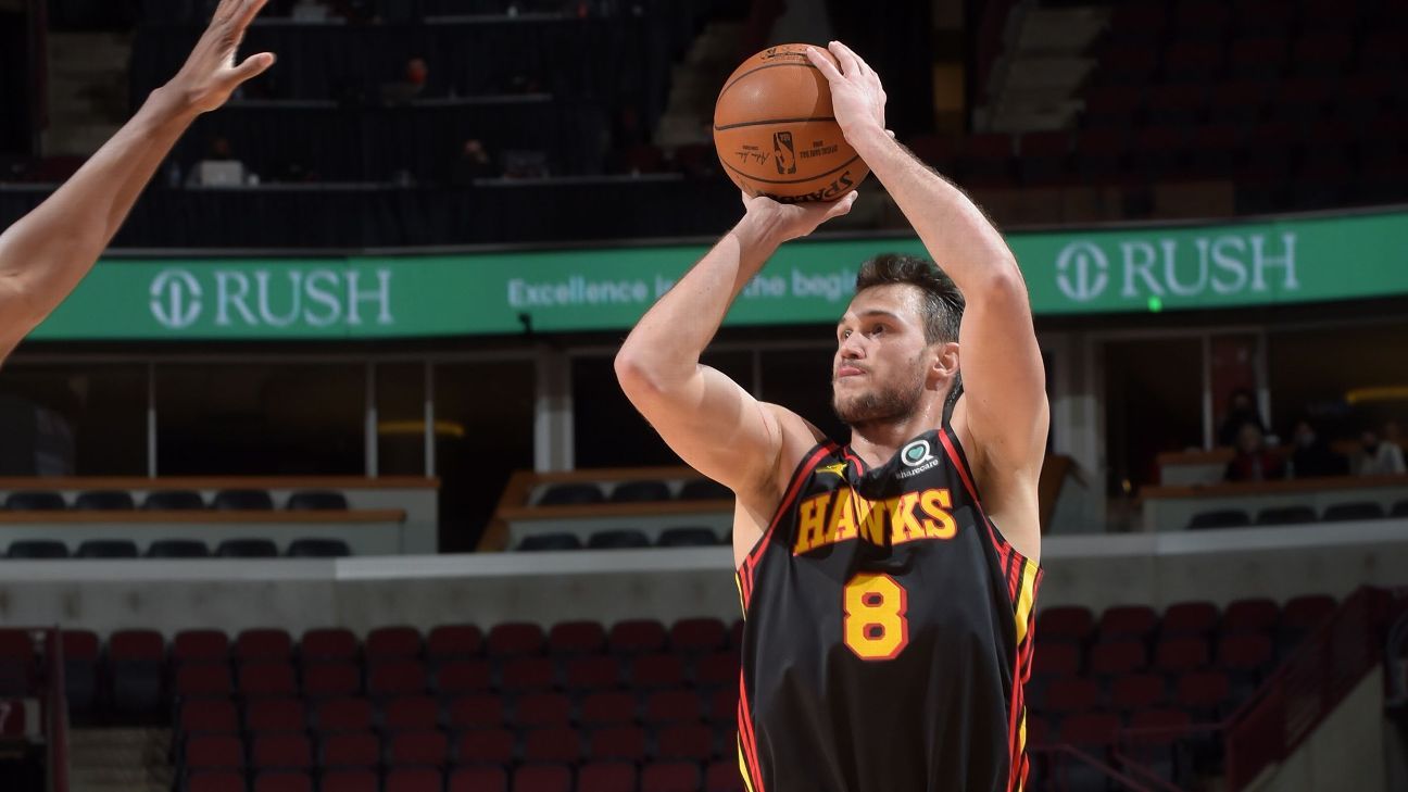 Atlanta Hawks forward Danilo Gallinari out at least 2 