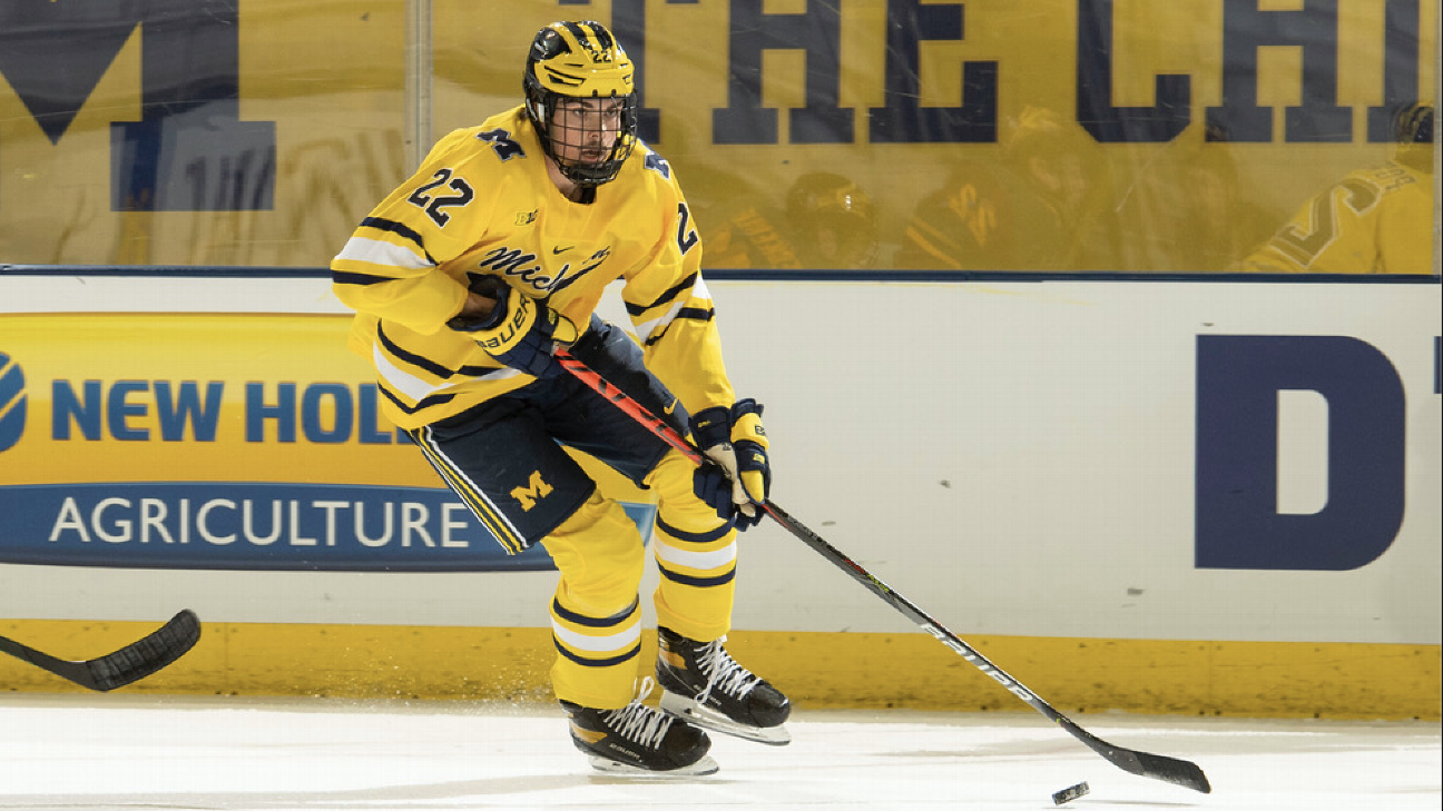 Selected No. 1 overall by Buffalo Sabres, Owen Power returning to Michigan, per ..