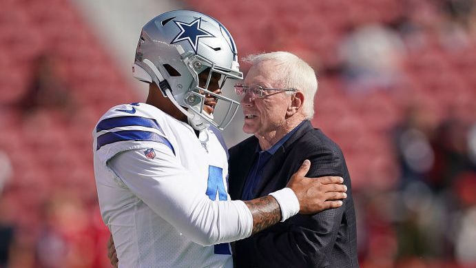 Jerry Jones acknowledges that Dak Prescott has the advantage at the negotiating table