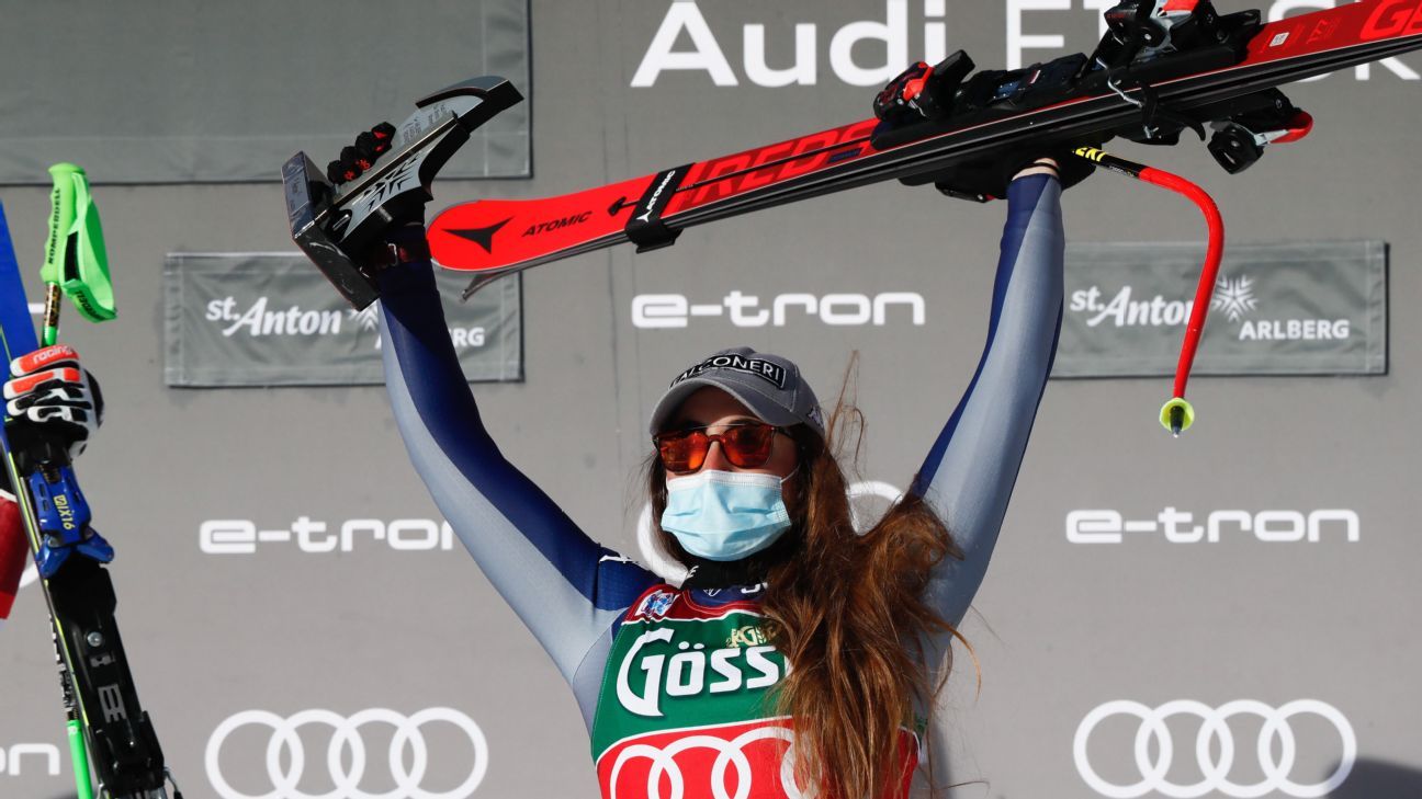 Sofia Goggia Wins World Cup Downhill American Breezy Johnson Finishes 3rd Espn 4327