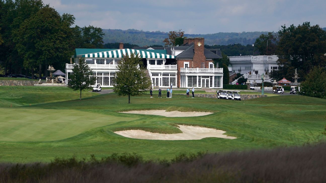 The PGA cancels the championship at a golf course owned by Donald Trump