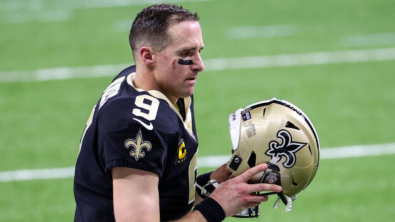 New Orleans Saints’ Drew Brees Agrees to Reduce Salary Signs of Retirement