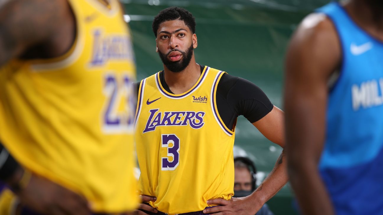 Los Angeles Lakers' Anthony Davis says he's seeking to get out of 'funk' - ESPN