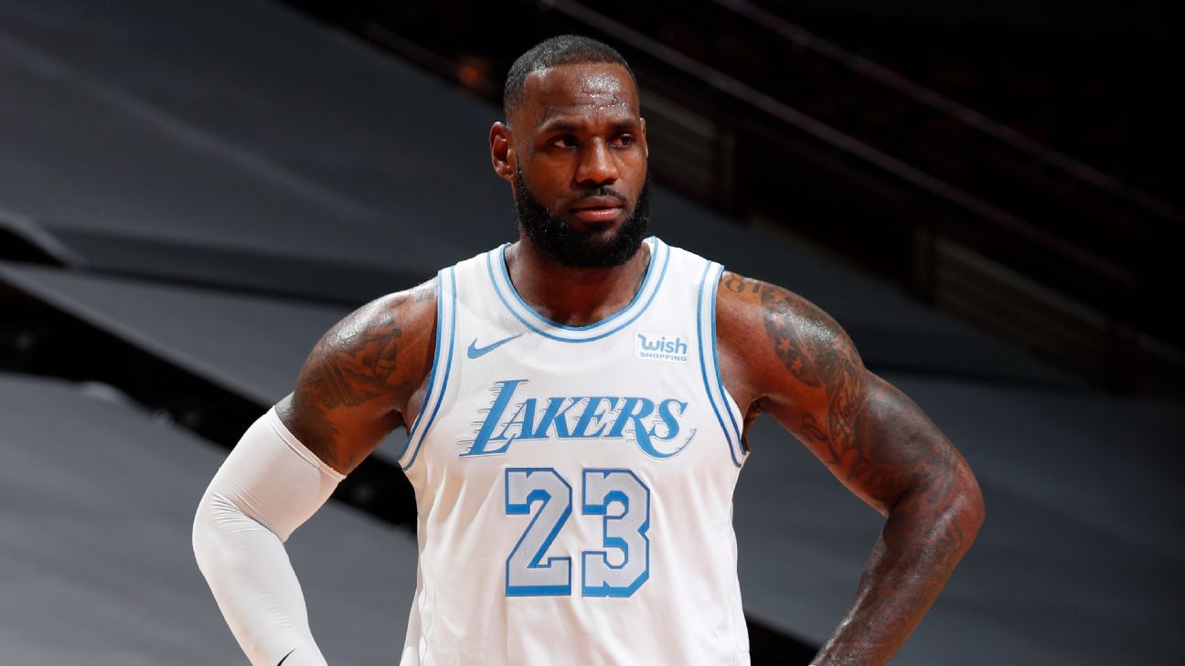 LeBron James of the Los Angeles Lakers, Anthony Davis “still has problems” with the death of Kobe Bryant