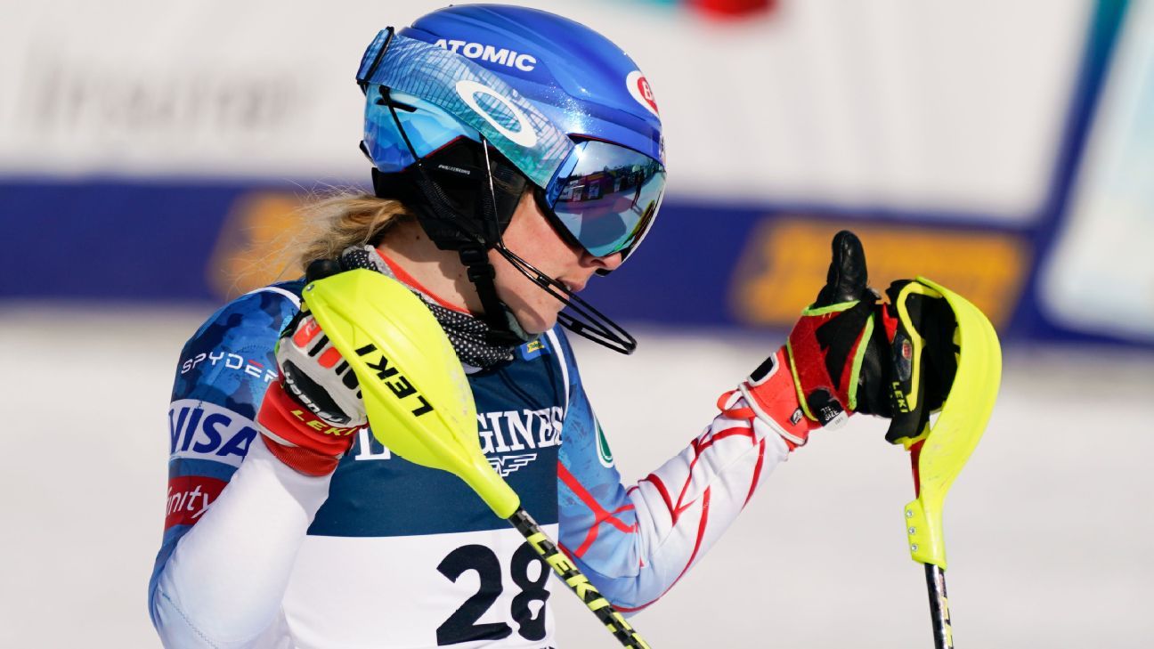 Mikaela Shiffrin wins the combined gold for the 6th world title