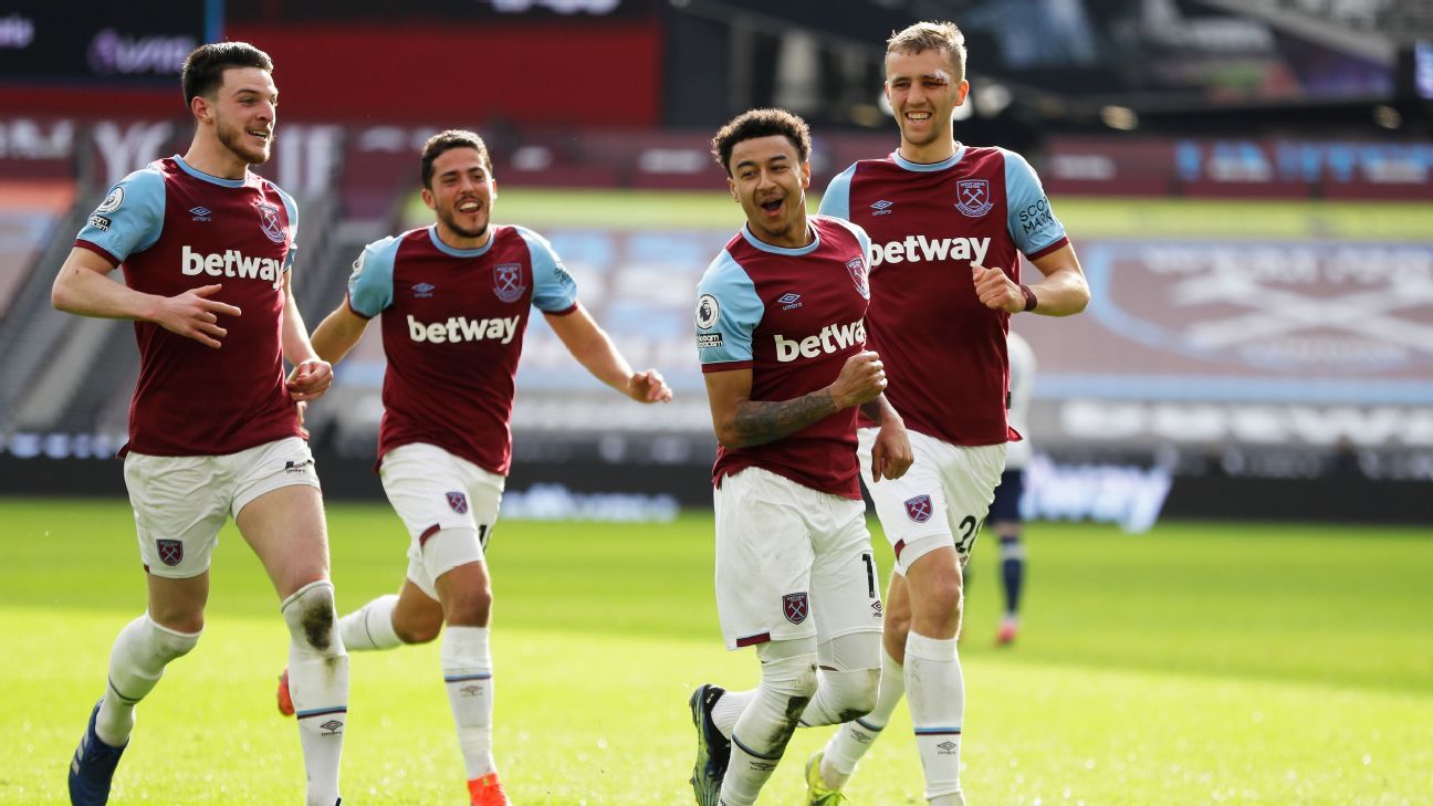 West Ham United Vs Tottenham Hotspur Football Match Report February 21 2021 Espn