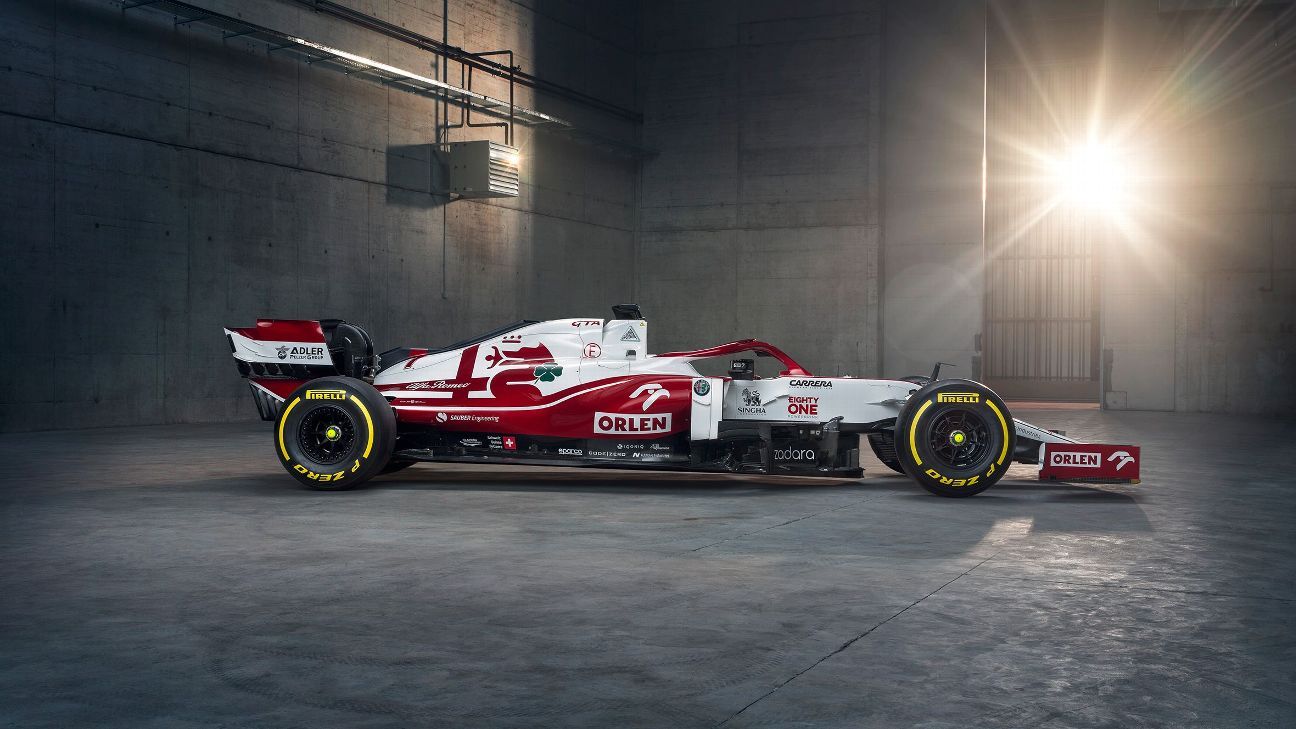 Alfa Romeo has unveiled its car for the 2021 season