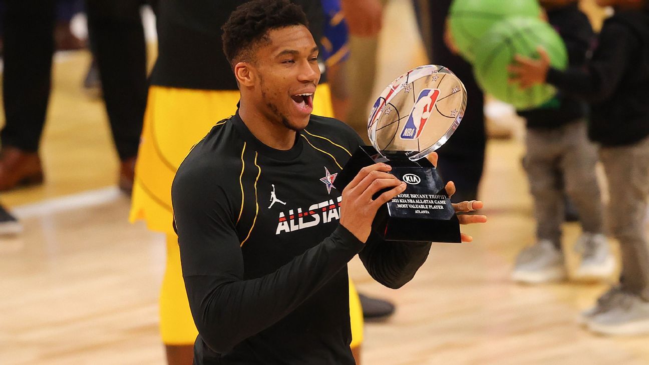 Giannis Antetokounmpo shone brighter than anyone in the NBA All-Star Game