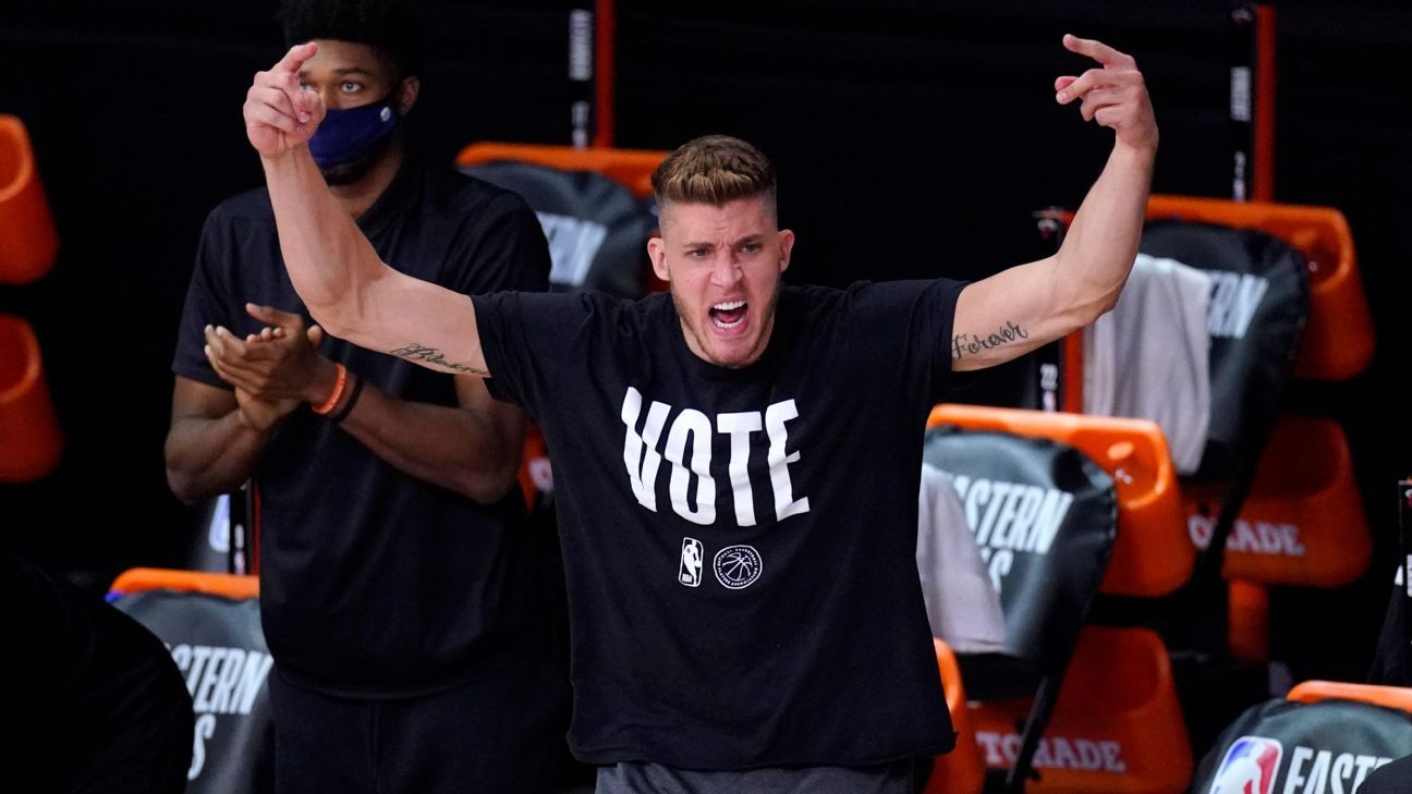 Meyers Leonard, separated from the team while investigating anti-Semitic insult