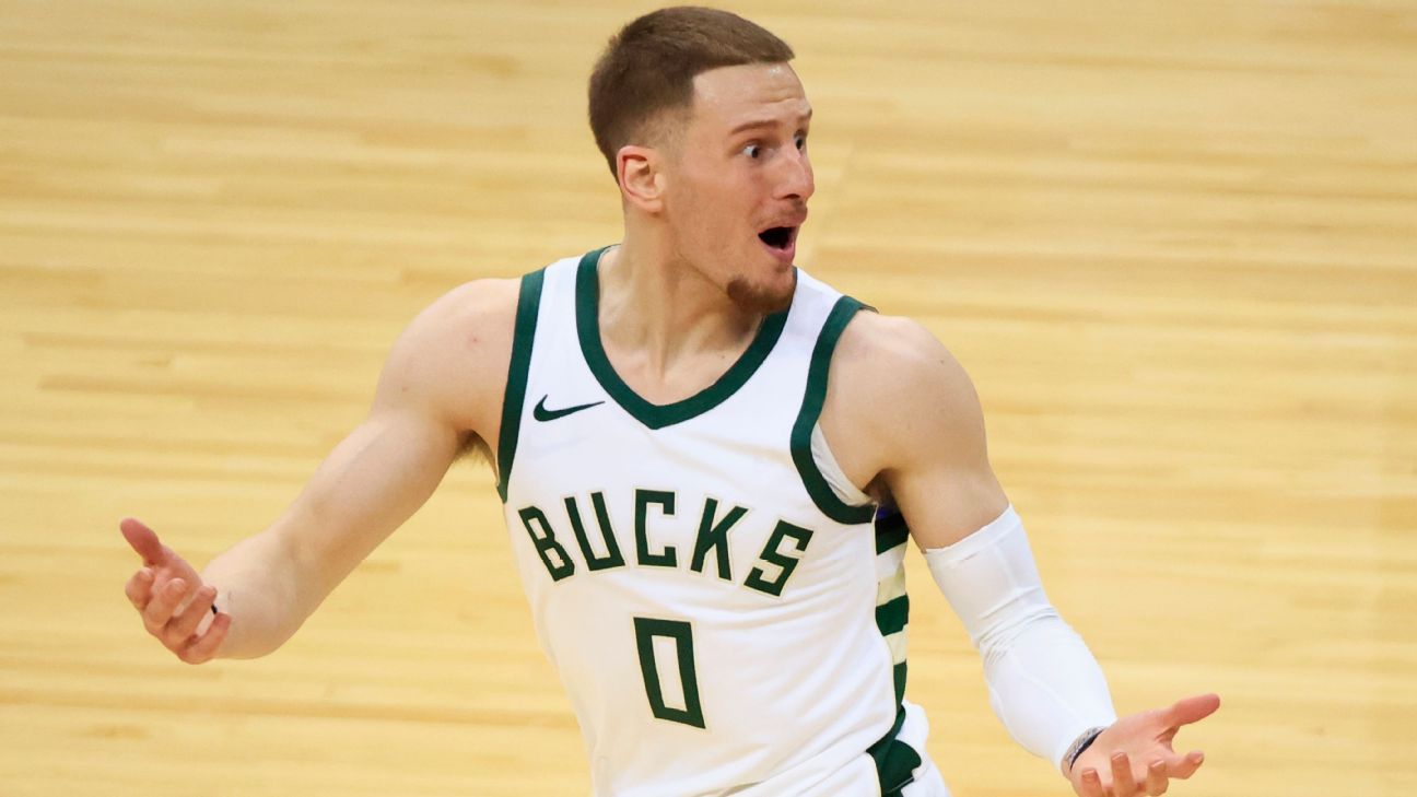 Donte DiVincenzo, Milwaukee Bucks honored at White House visit