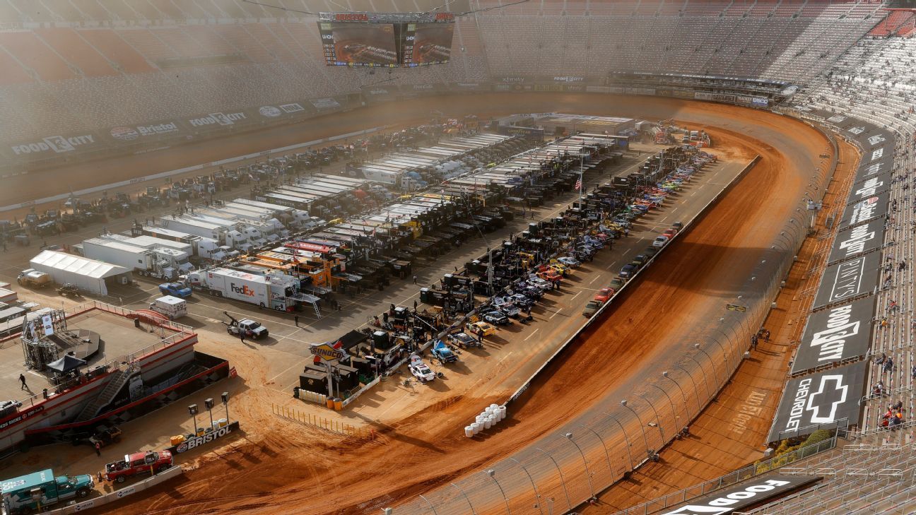 NASCAR moves Bristol dirt race to Monday due to heavy rains, flood