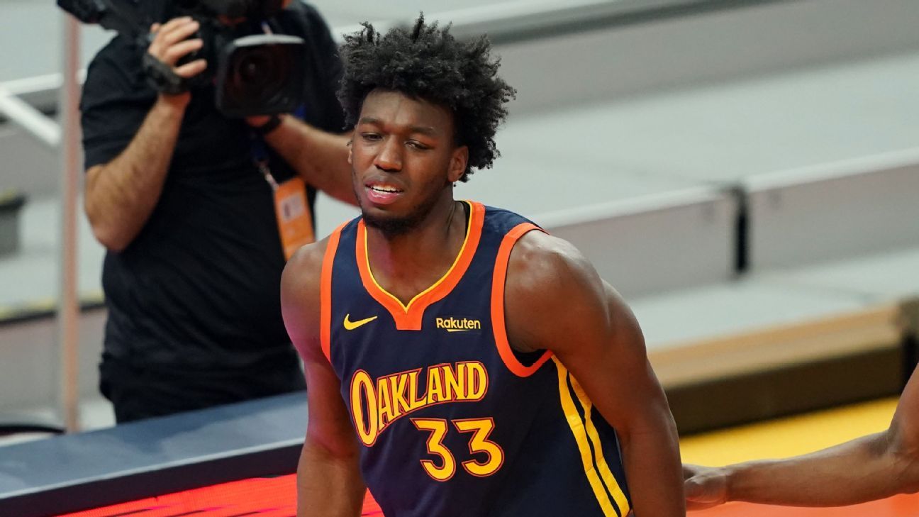 Sources: Warriors rookie James Wiseman has a torn meniscus in his right knee and may miss the rest of the season