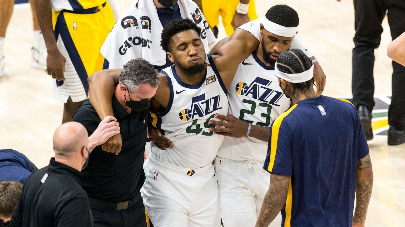 Des sources ont déclaré que Donovan Mitchell d’Utah Jazz s’attendait à rater plusieurs matchs après qu’une IRM n’a montré aucun dommage structurel.