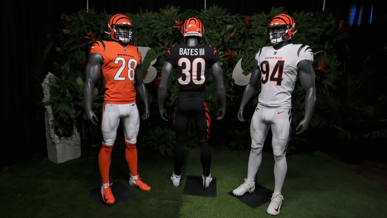 Cincinnati Bengals Jerseys, Bengals Uniforms