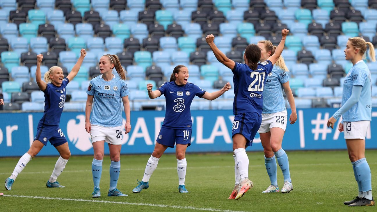 Manchester City Women vs. Chelsea Women - Football Match ...