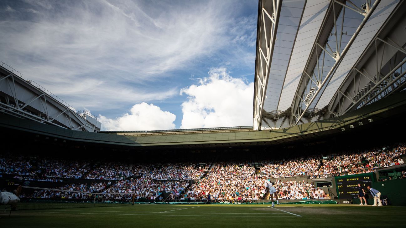 Wimbledon planning for 'minimum' 25 spectator capacity ESPN