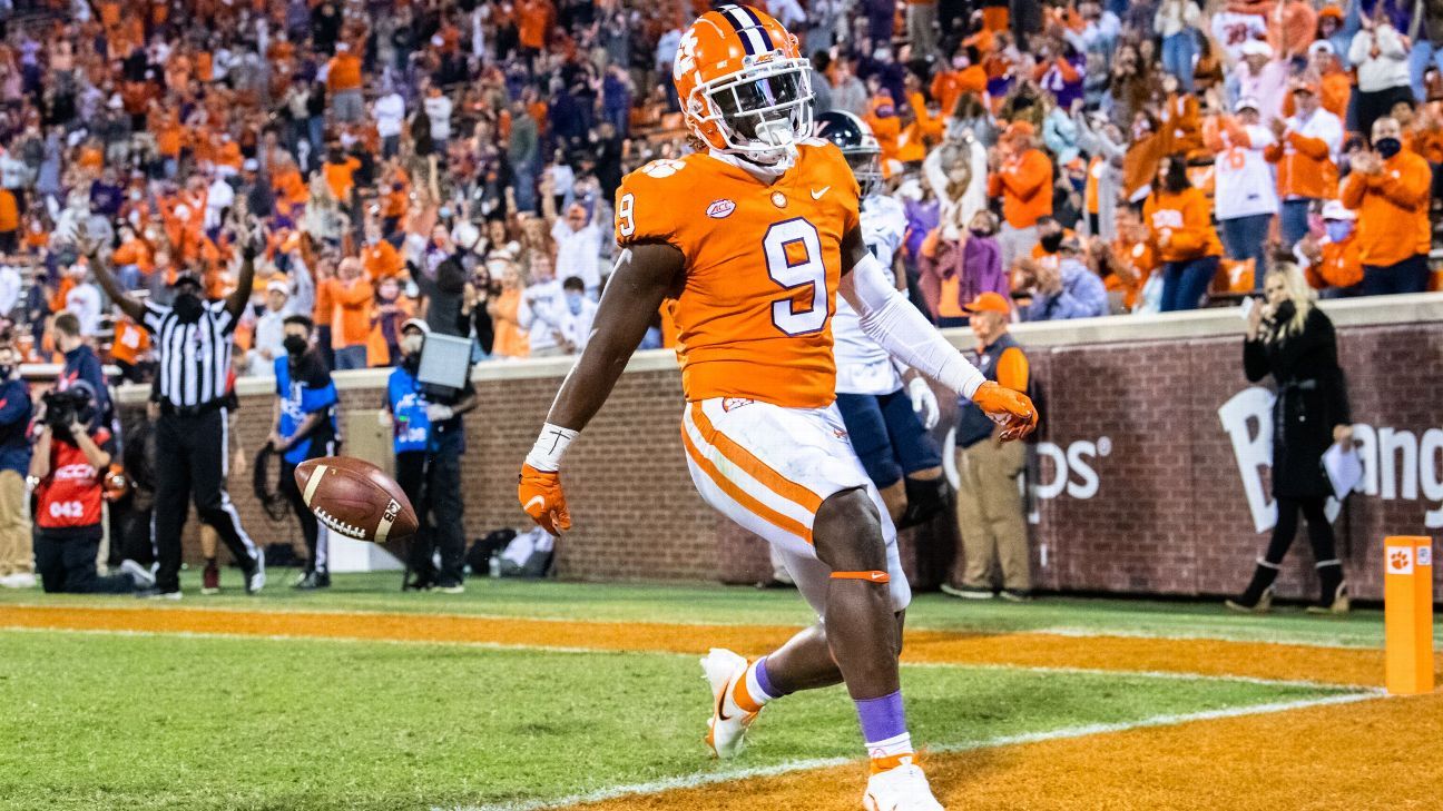 Travis Etienne Jaguars Jersey : Why Jaguars took running back Travis Etienne in the first ...