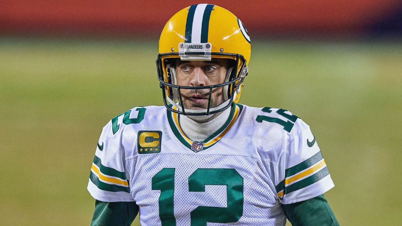 Packers QB Rodgers not at OTAs, a source says