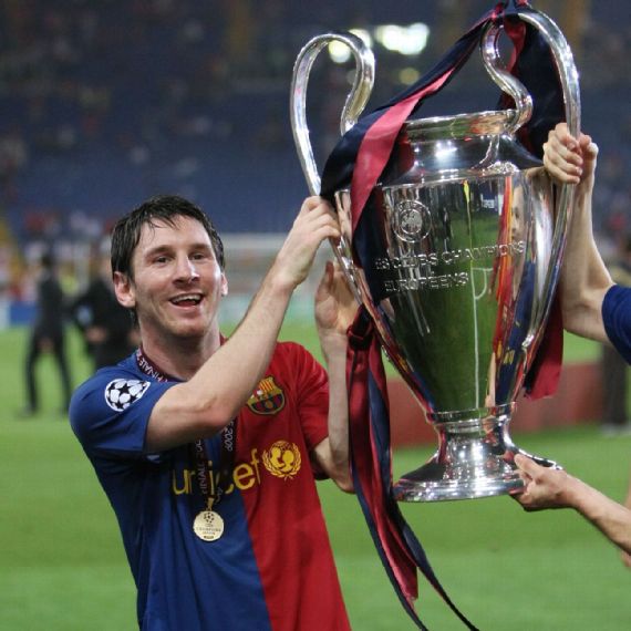 Quais foram as Champions de Messi?