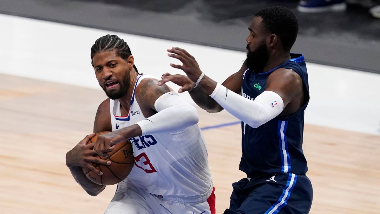 Kawhi Leonard Paul George rise to challenge as LA Clippers take Game 3 in Dallas Down 30-11 .minutes