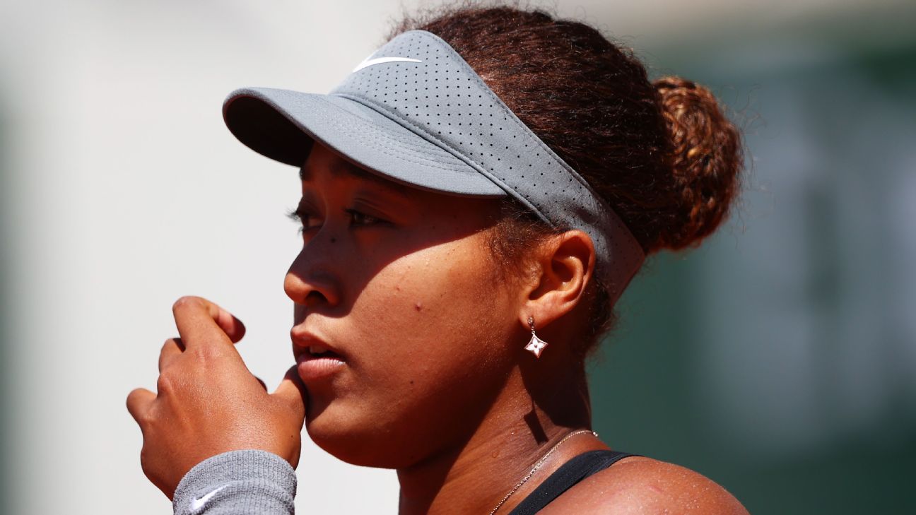 Naomi Osaka lets her play do the talking in first French Open match With the eyes  the tennis world