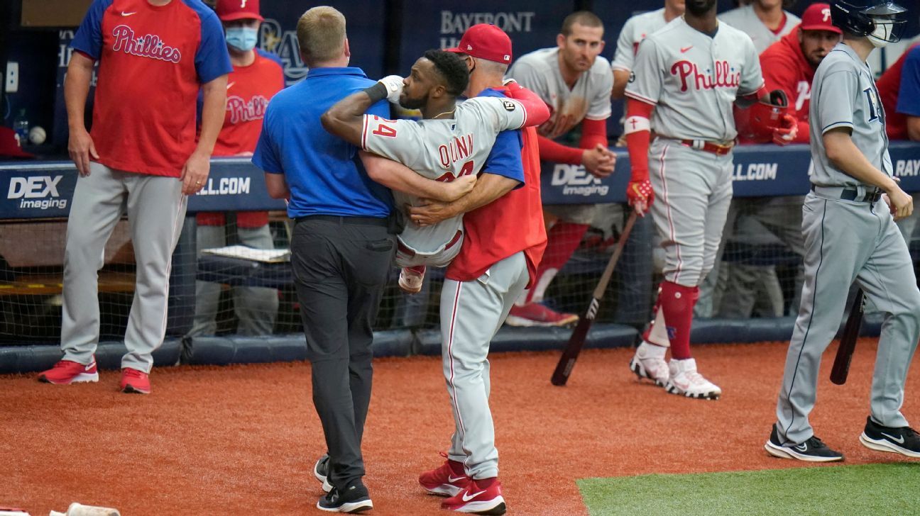 Phillies' Roman Quinn sits out Sunday with hamstring injury