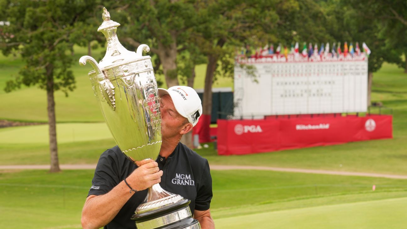 Alex Cejka wins Senior PGA Championship for second straight major title