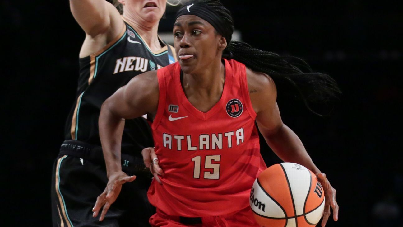 Tiffany Hayes Heats Up for 26 as Atlanta Dream Win 3rd Straight