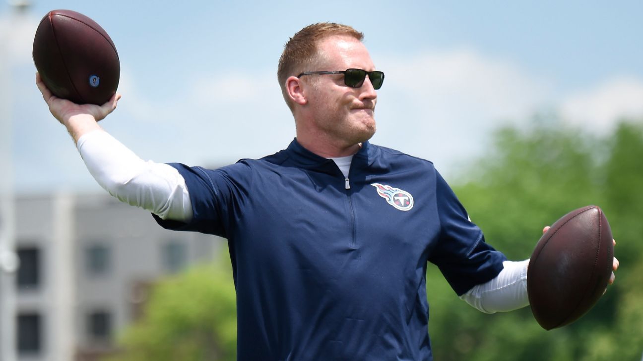 Titans offensive coordinator arrested for speeding, DUI