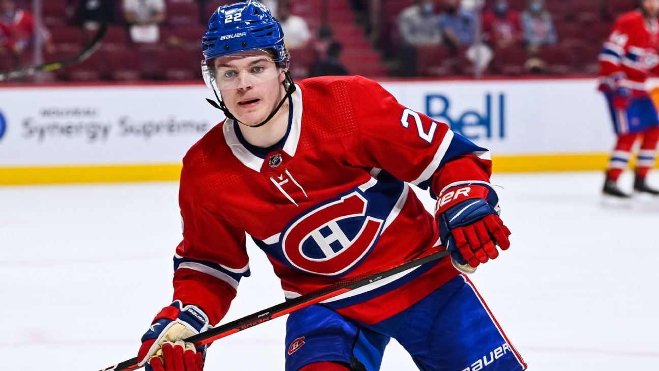 Cole Caufield, Canadiens reach 8-year, $63M deal - ESPN