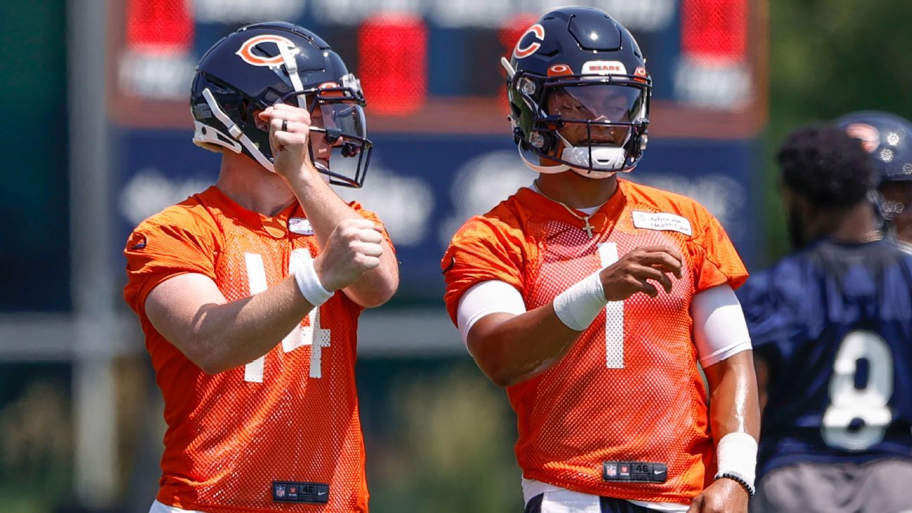 QB Justin Fields among Bears starters sitting out vs. Colts - ESPN