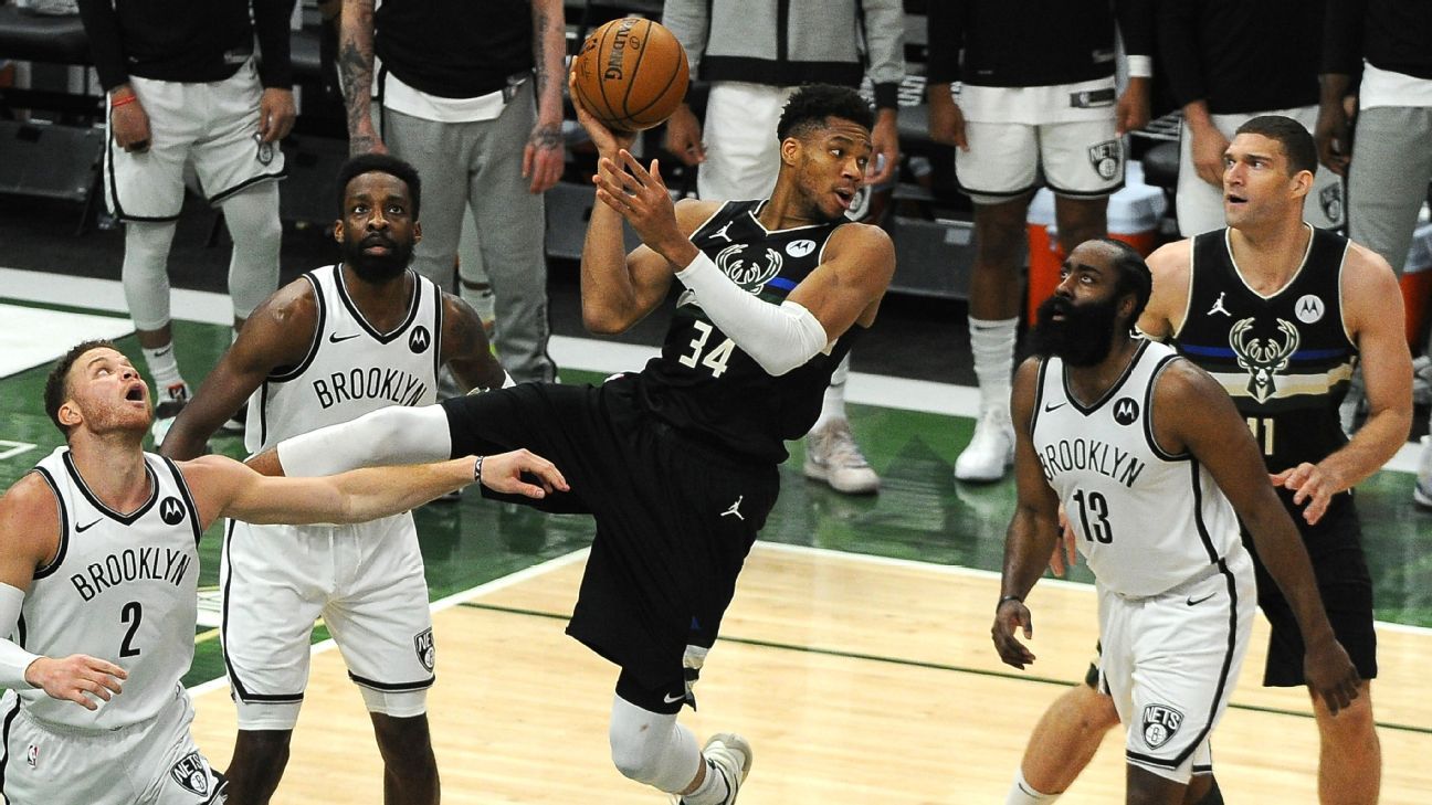 NBA playoffs 2021 - Milwaukee Bucks-Brooklyn Nets series hasn't been ...