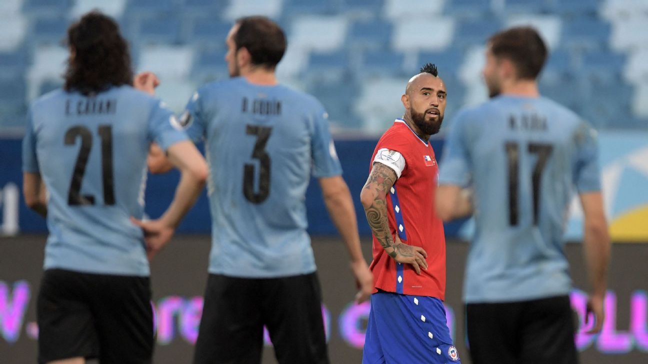 Uruguay Vs Chile Football Match Report June 21 2021 Espn