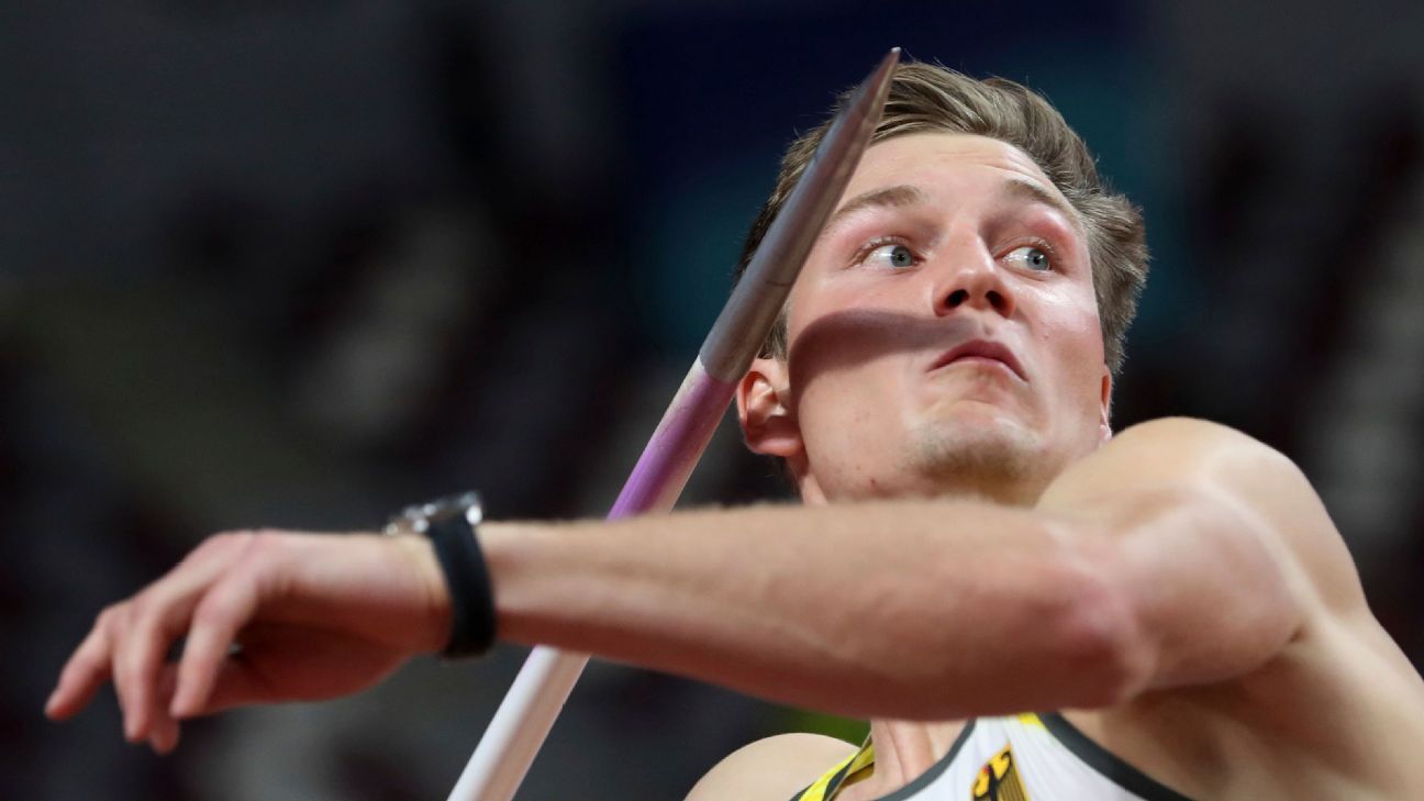 Olympic javelin champ Thomas Rohler out of Tokyo with back injury ESPN