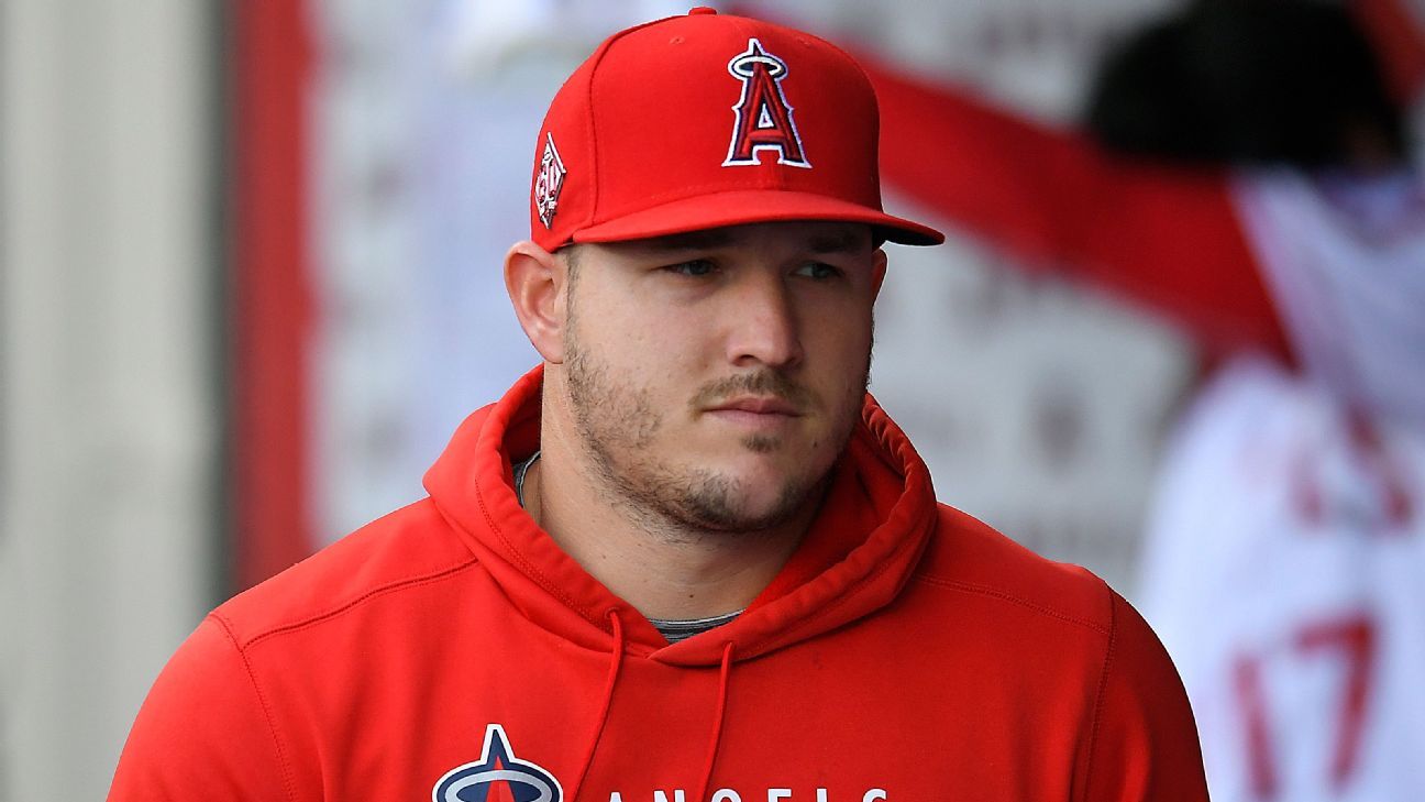 Los Angeles Angels have no plans to shut down Mike Trout for season, GM says