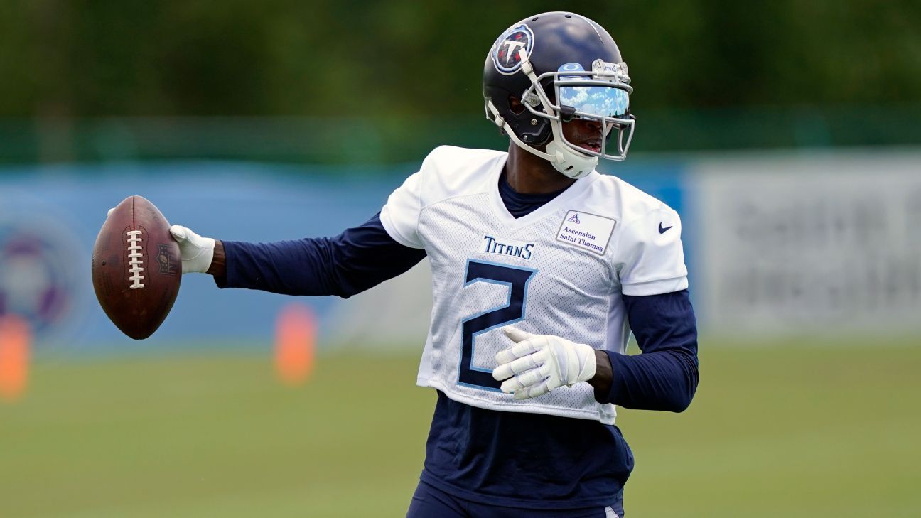 A.J. Brown injury: Titans WR questionable vs Rams, Derrick Henry already  out - Turf Show Times