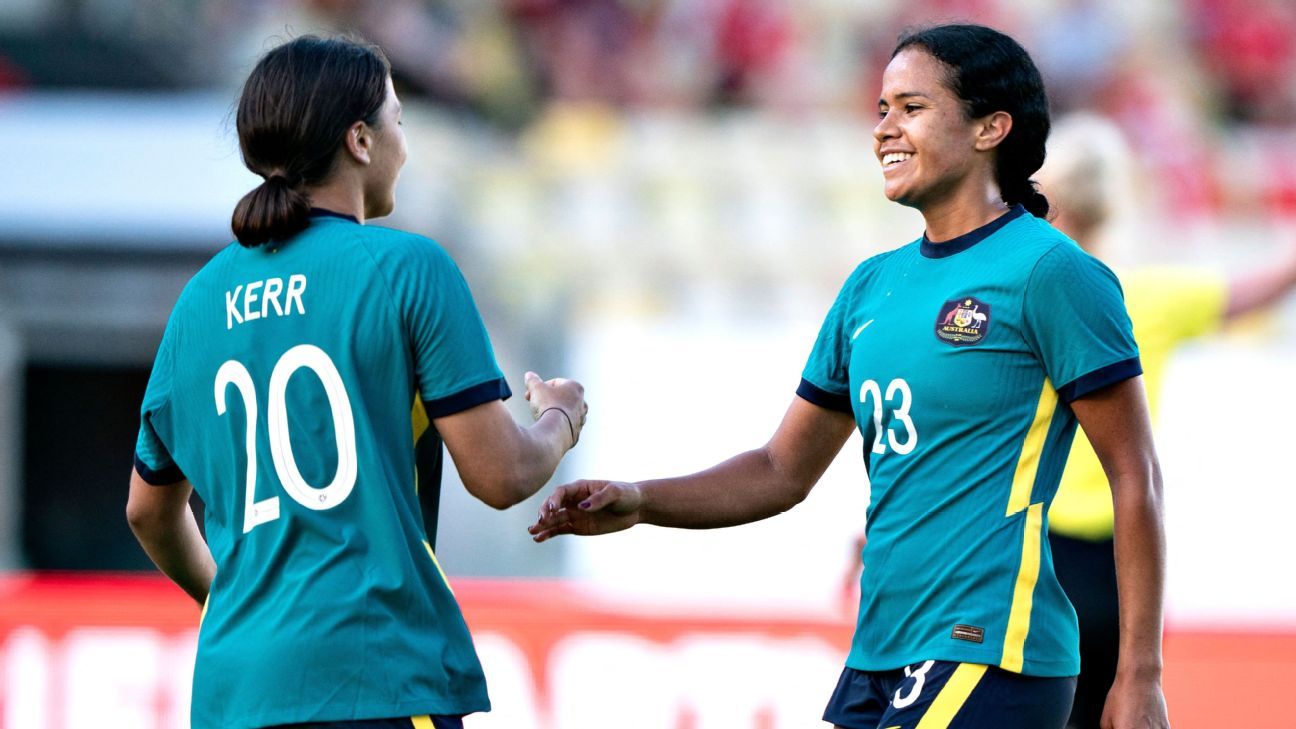 Sam Kerr, Mary Fowler headline Matildas' Tokyo Olympics squad