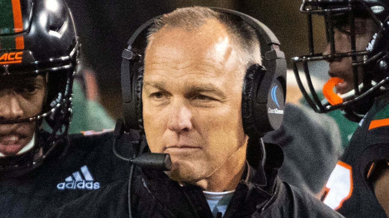 Former Georgia Bulldogs and Miami Hurricanes coach Mark Richt says he has Parkin..