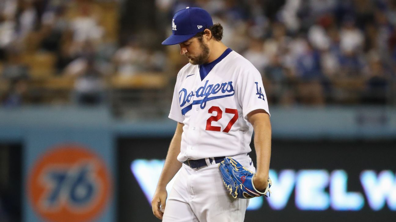 Los Angeles Dodgers pitcher Trevor Bauer's administrative leave extended again b..