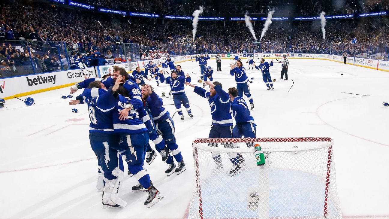 Tampa Bay Lightning defeat Montreal Canadiens to win second Stanley Cup in  row