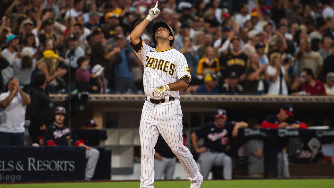 Padres pitcher Daniel Camarena hits grand slam off Max Scherzer