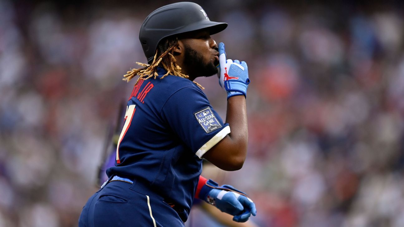 2021 MLB All-Star Game final score: Vladimir Guerrero Jr. named MVP as AL  wins 5-2 over NL at Coors Field - DraftKings Network
