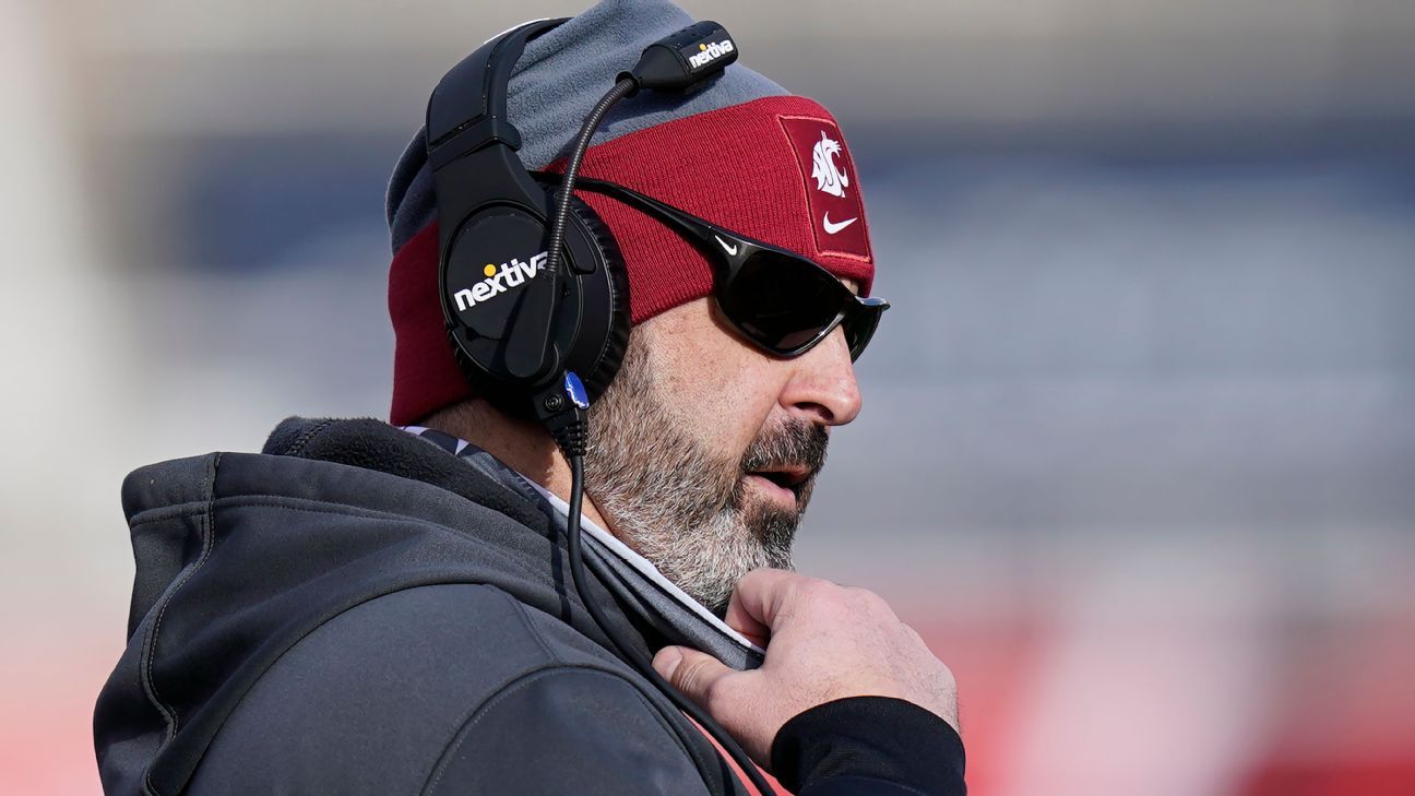 Washington State's Nick Rolovich says he's unvaccinated, will do Pac-12 media day remotely