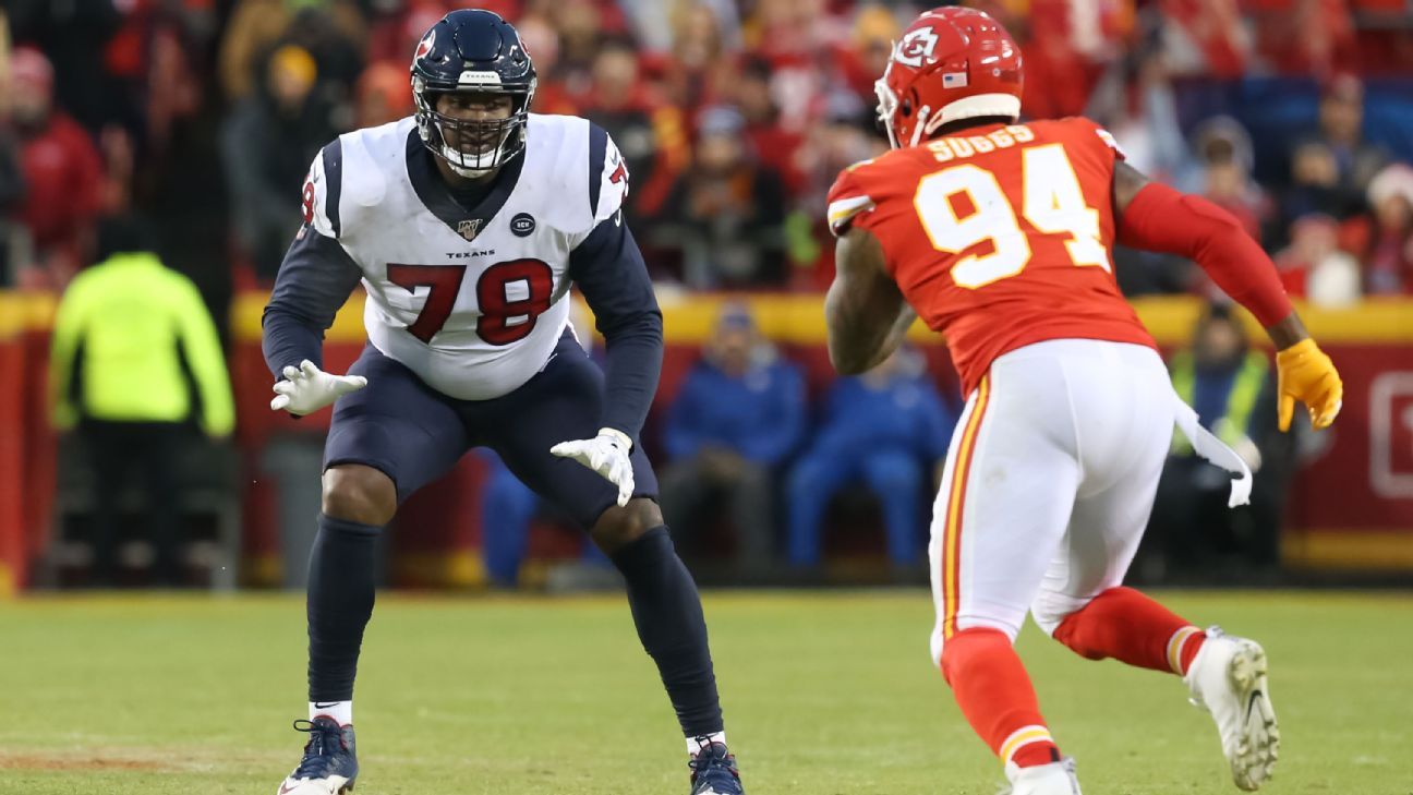 ESPN insider suggests Chiefs could trade for Texans LT Laremy Tunsil